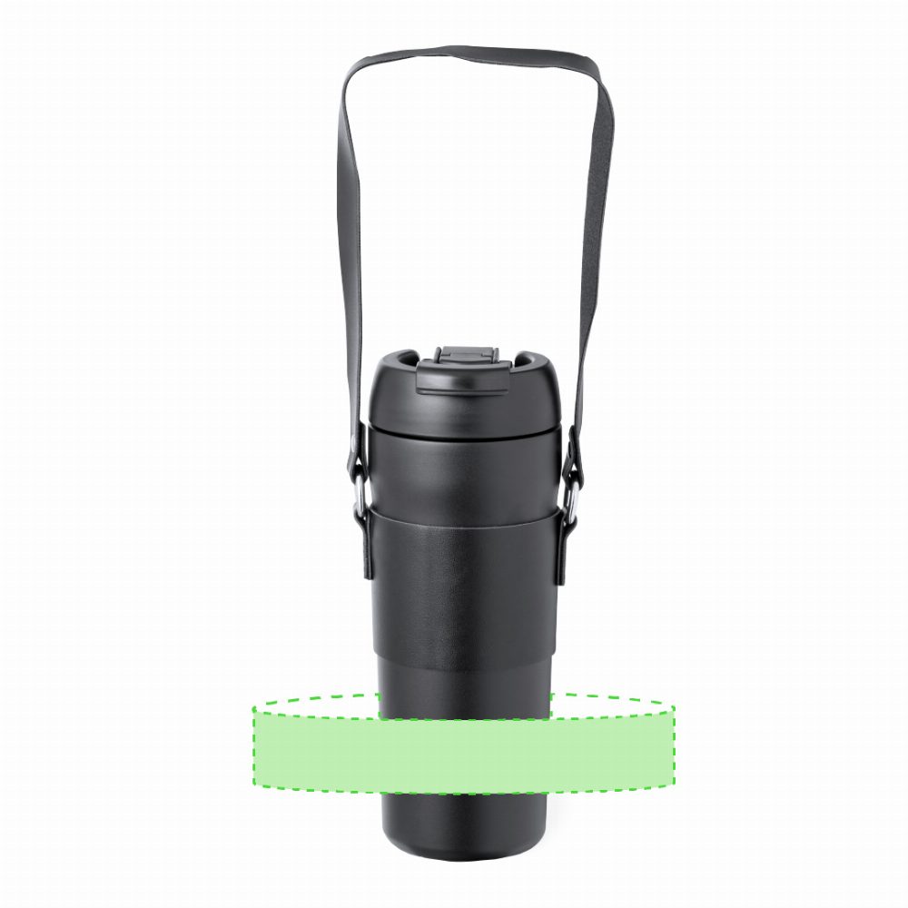 Branding diagram for Stainless steel thermal flask 700 ml Matner – Area 1