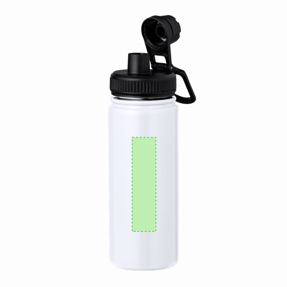 Branding diagram for Stainless steel thermal flask, 550 ml Corvac – Area 2