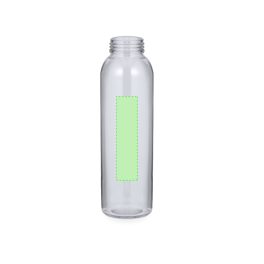 Branding diagram for Glass drinking bottle, 500 ml Venen – Area 2