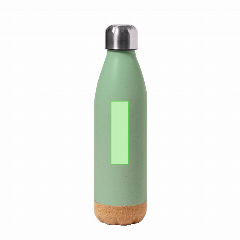 Branding diagram for Drinking bottle 650 ml Stroud – Area 9