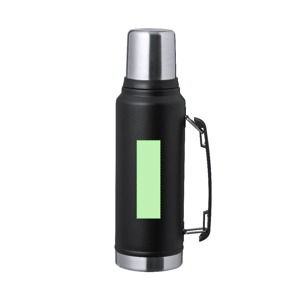 Druckskizze für Thermoflasche aus Edelstahl, 200 ml Jokinen – Fläche 3