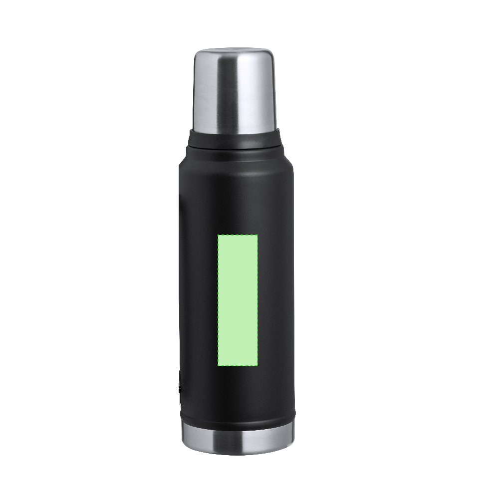 Druckskizze für Thermoflasche aus Edelstahl, 200 ml Jokinen – Fläche 4
