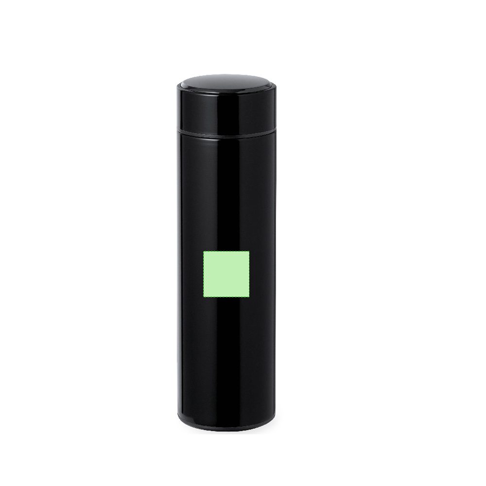 Branding diagram for Stainless steel thermal bottle 450 ml Sutung – Area 4