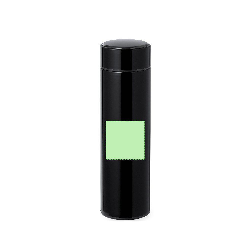 Branding diagram for Stainless steel thermal bottle 450 ml Sutung – Area 5