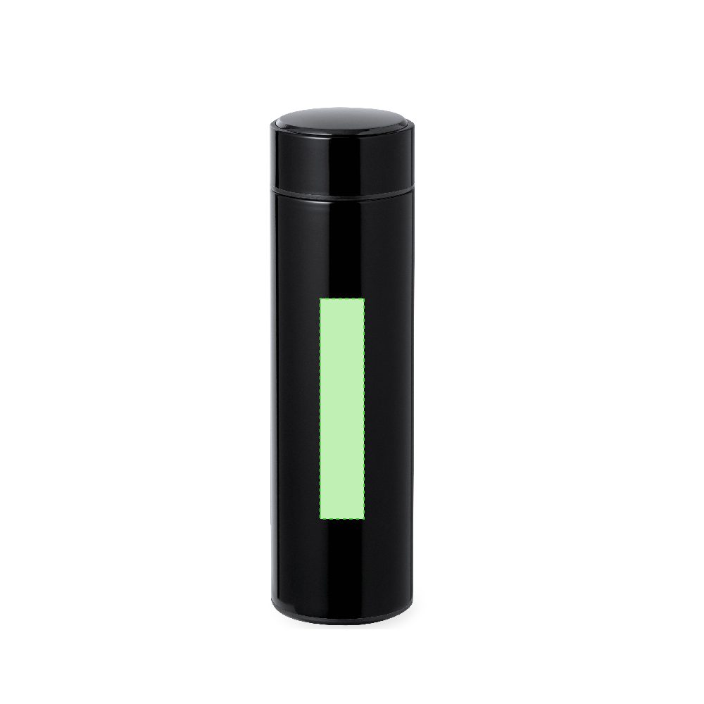 Branding diagram for Stainless steel thermal bottle 450 ml Sutung – Area 2