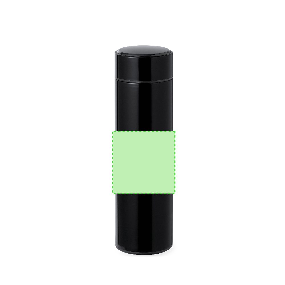 Branding diagram for Stainless steel thermal bottle 450 ml Sutung – Area 6
