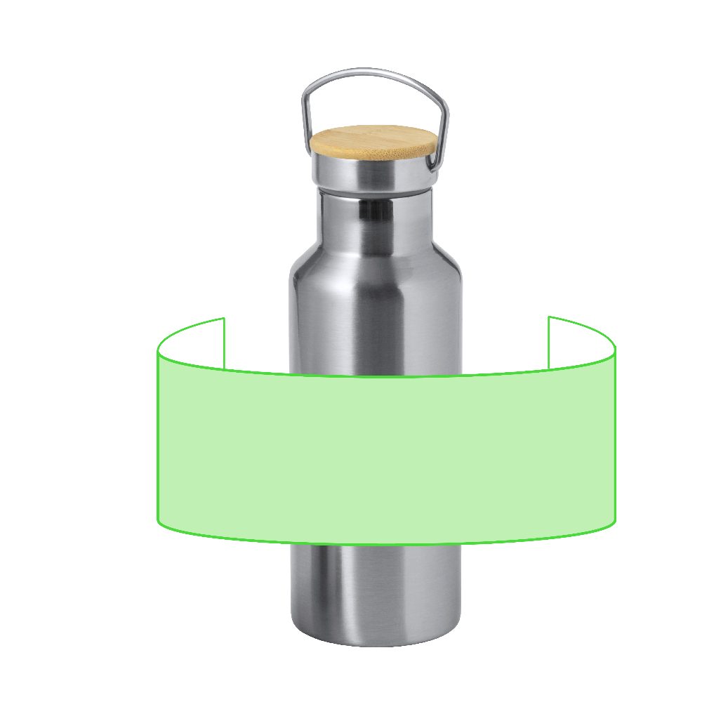 Druckskizze für Thermoflaschen Geschenkset mit Bechern Dickinson – Fläche 8