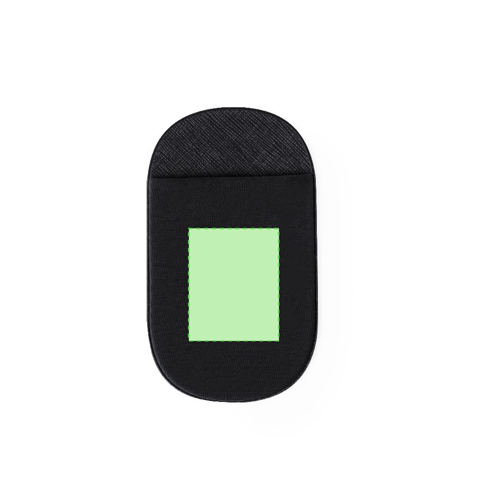 Branding diagram for Self-adhesive mobile phone accessories bag Zygon – Area 1