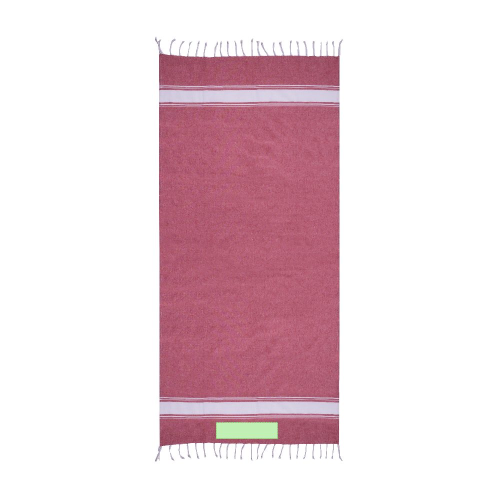 Branding diagram for Beach towel sarong of cotton Botari – Area 1