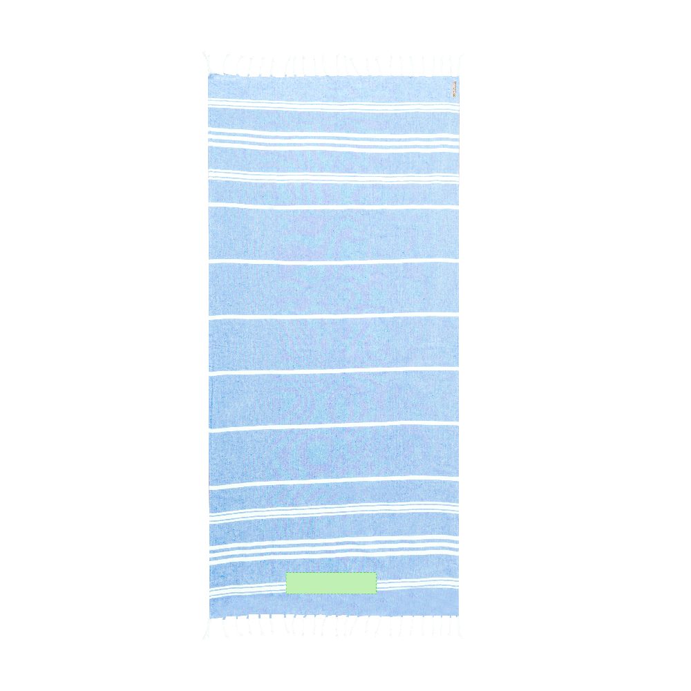 Branding diagram for Beach towel sarong Harlow – Area 1