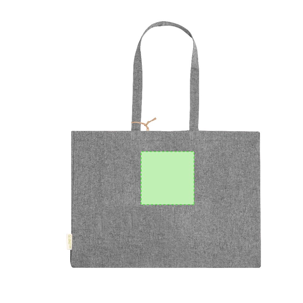 Druckskizze für Einkaufstasche aus recycelter Baumwolle Bonillo – Fläche 4