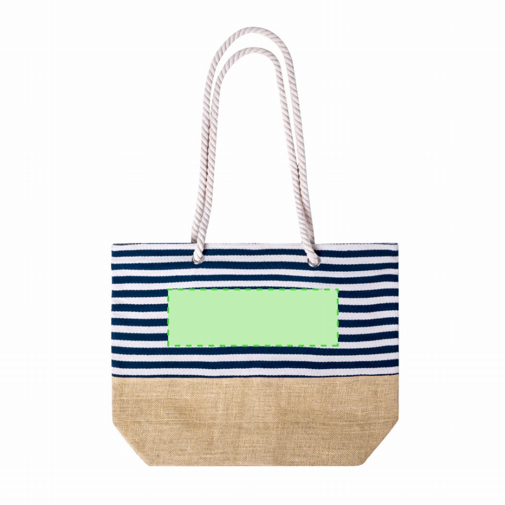 Branding diagram for Cotton shopping bag Ivyx – Area 1