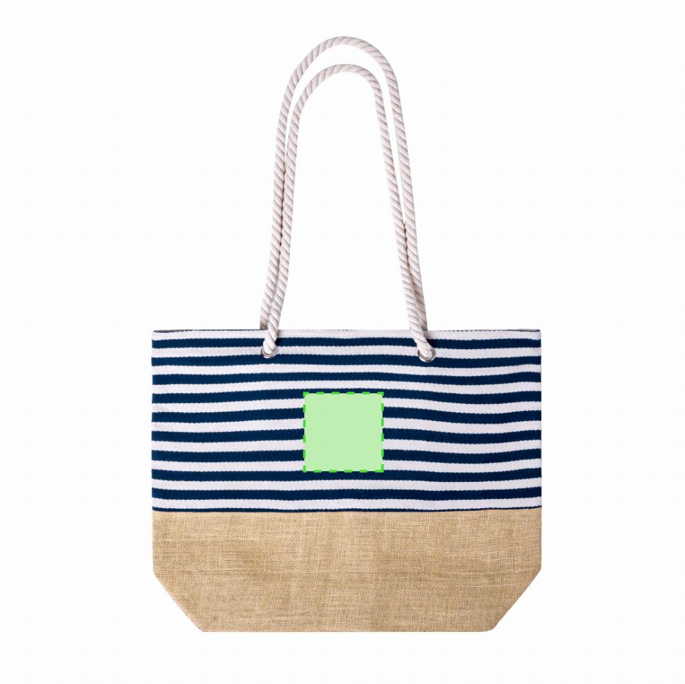 Branding diagram for Cotton shopping bag Ivyx – Area 3