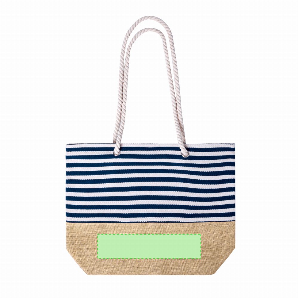 Branding diagram for Cotton shopping bag Ivyx – Area 5