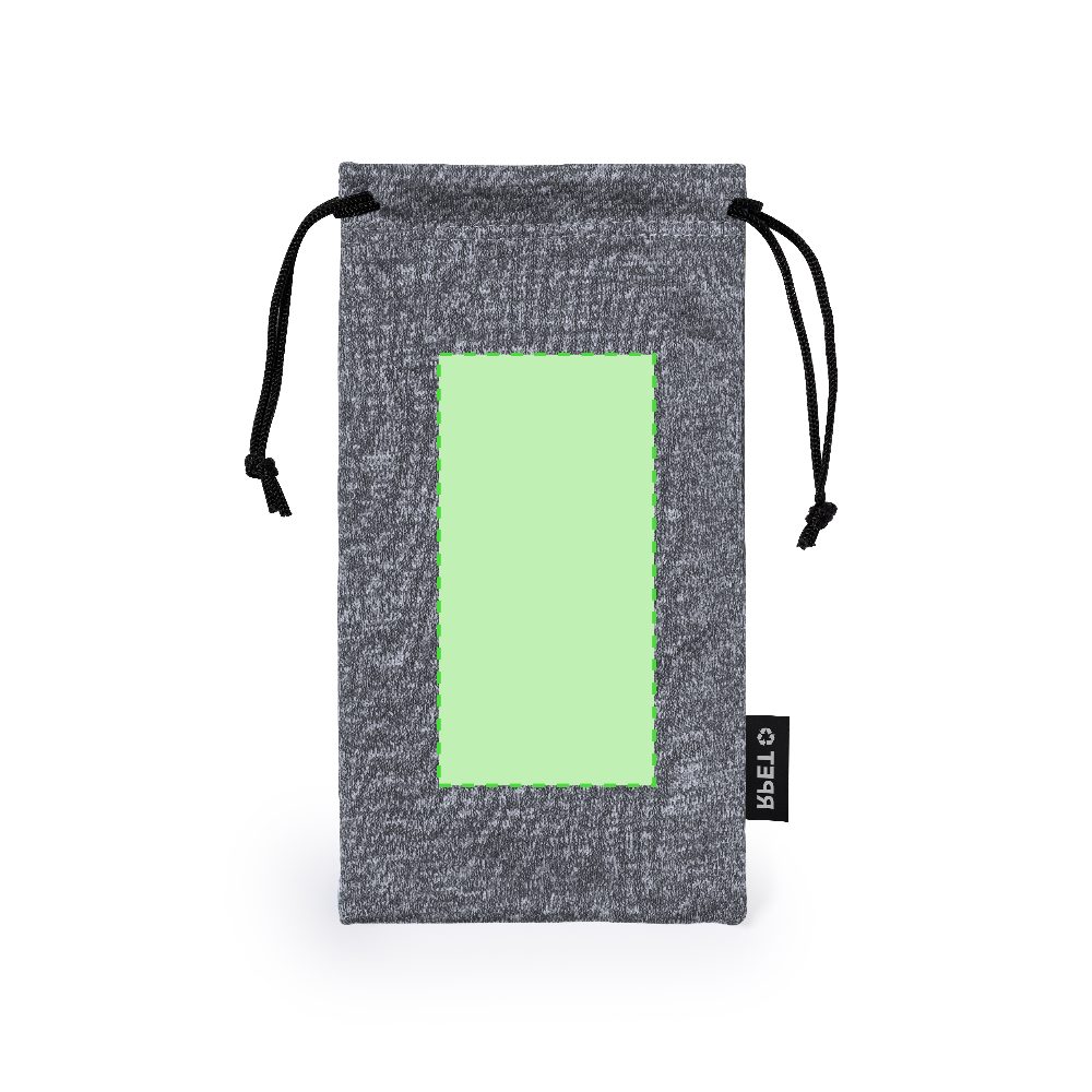 Branding diagram for Glasses case from RPET Torlax – Area 2