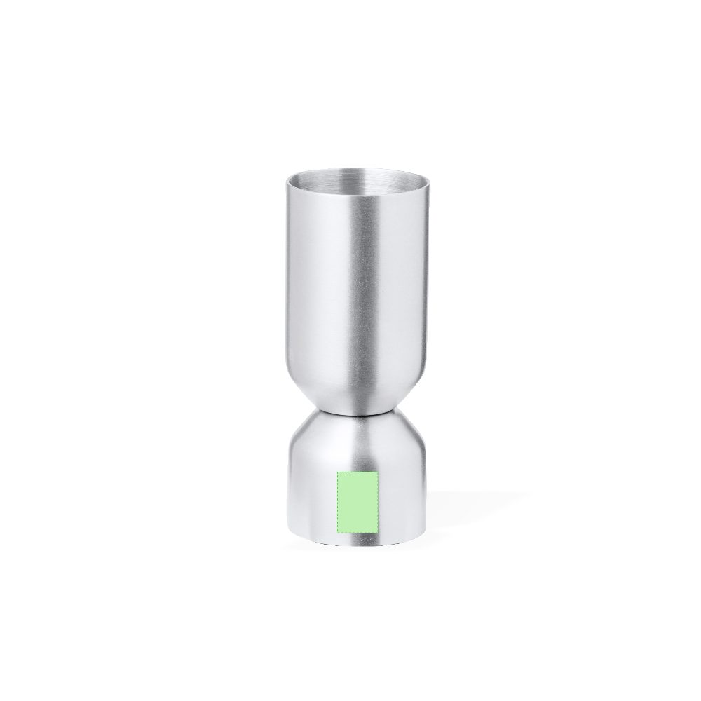 Druckskizze für Cocktail Messbecher aus Edelstahl Zirano – Fläche 4