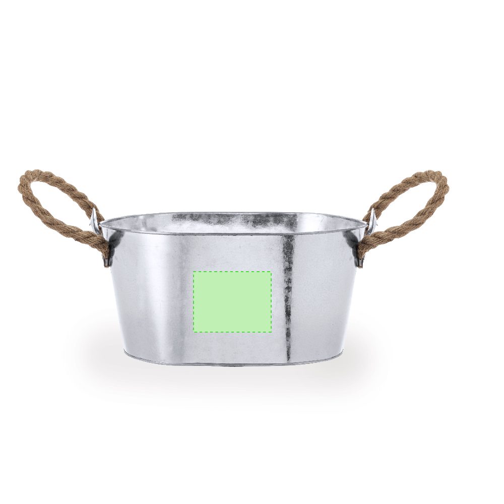 Branding diagram for Beverage cooler buckets of metal Yuzux – Area 1