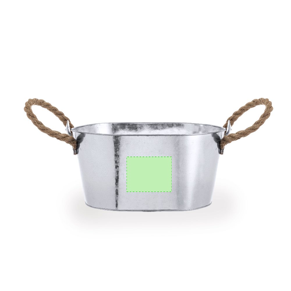 Branding diagram for Beverage cooler buckets of metal Yuzux – Area 2