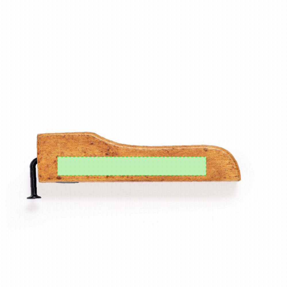 Druckskizze für Flaschenöffner aus Holz Clasinger – Fläche 2