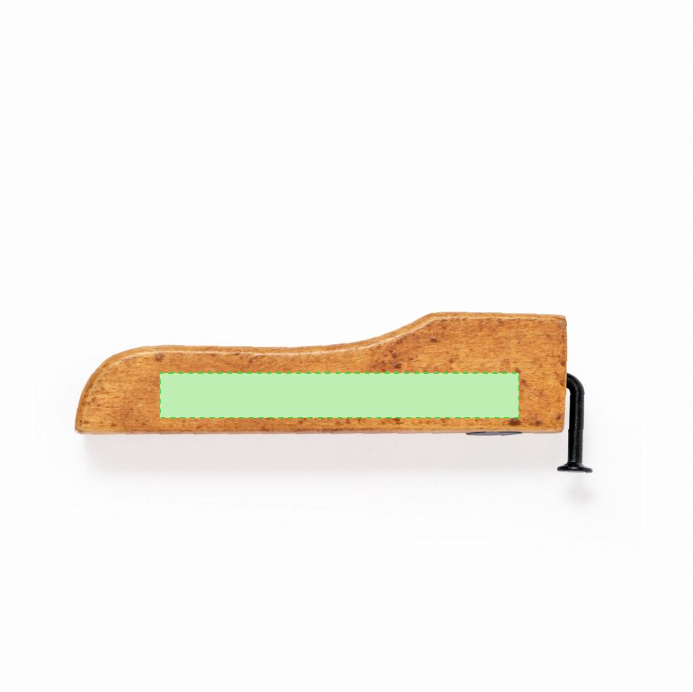 Druckskizze für Flaschenöffner aus Holz Clasinger – Fläche 3