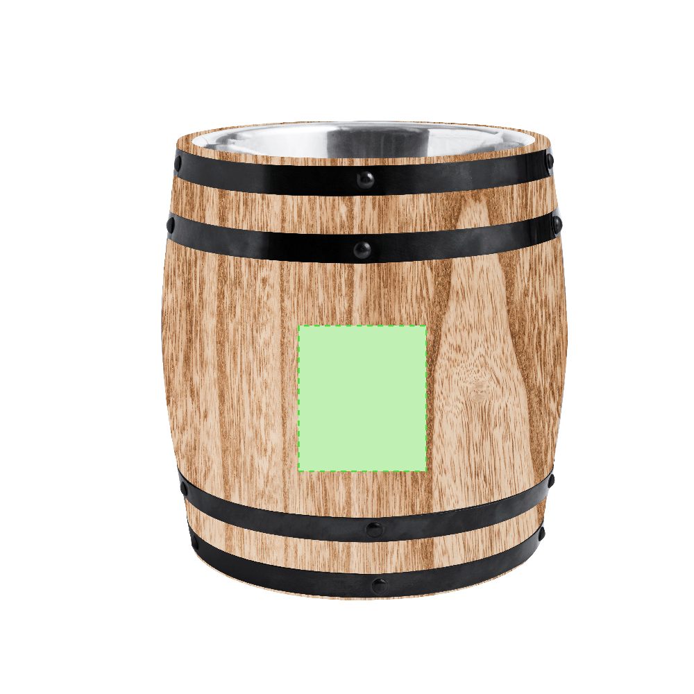Branding diagram for Wooden ice buckets Tonend – Area 2