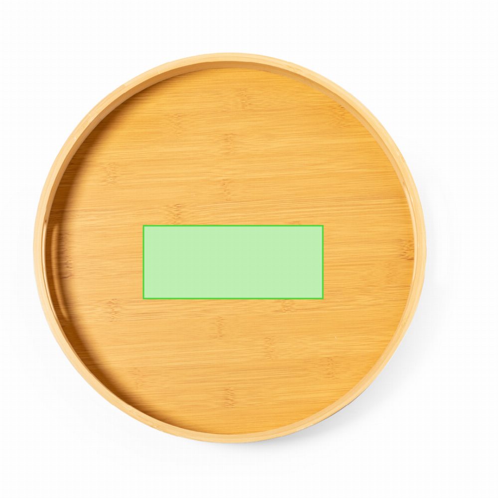 Branding diagram for Bamboo tray Meltem – Area 1