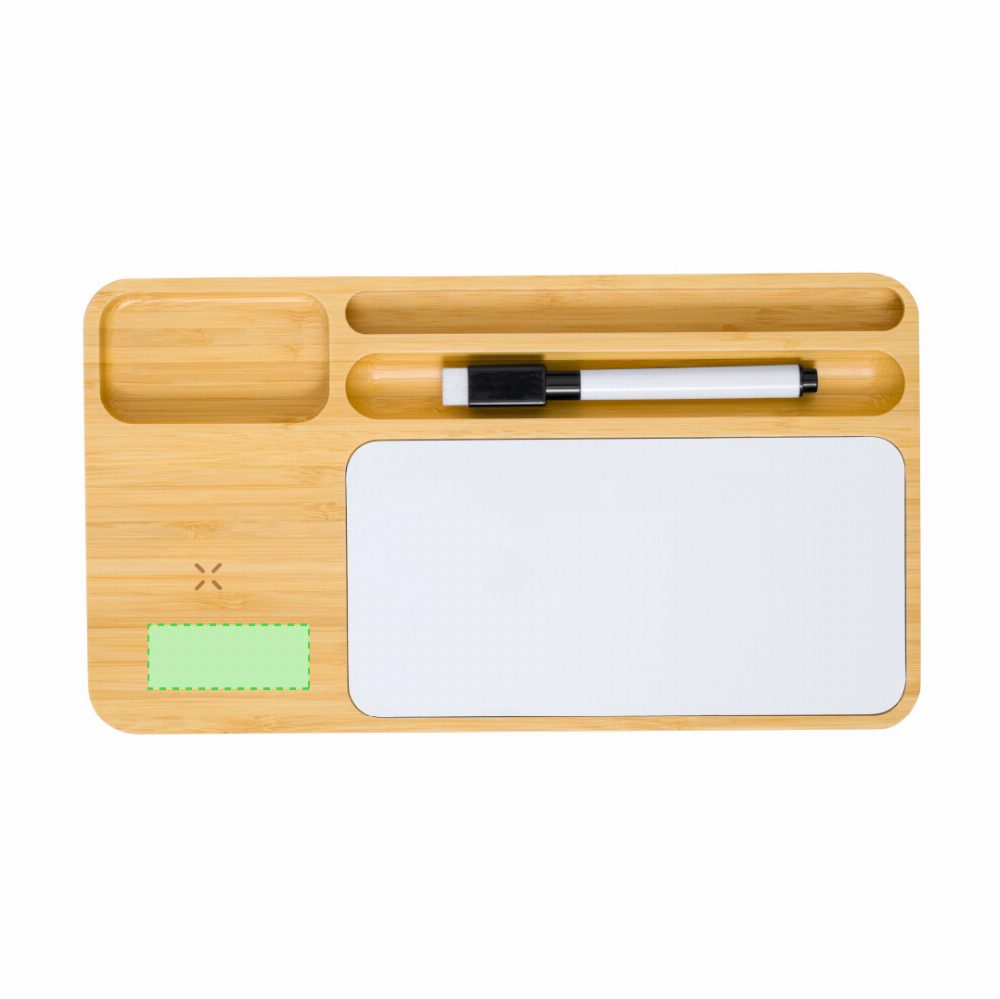 Branding diagram for Desk Organizer with wireless charging station 15 W Lautrec – Area 2