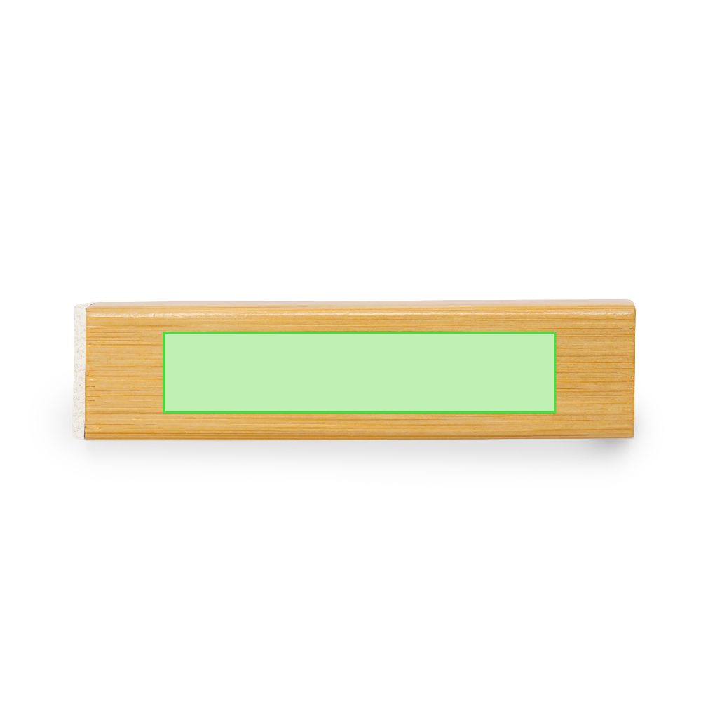Druckskizze für Powerbank aus Bambus, 2.200 mAh Godimer – Fläche 3