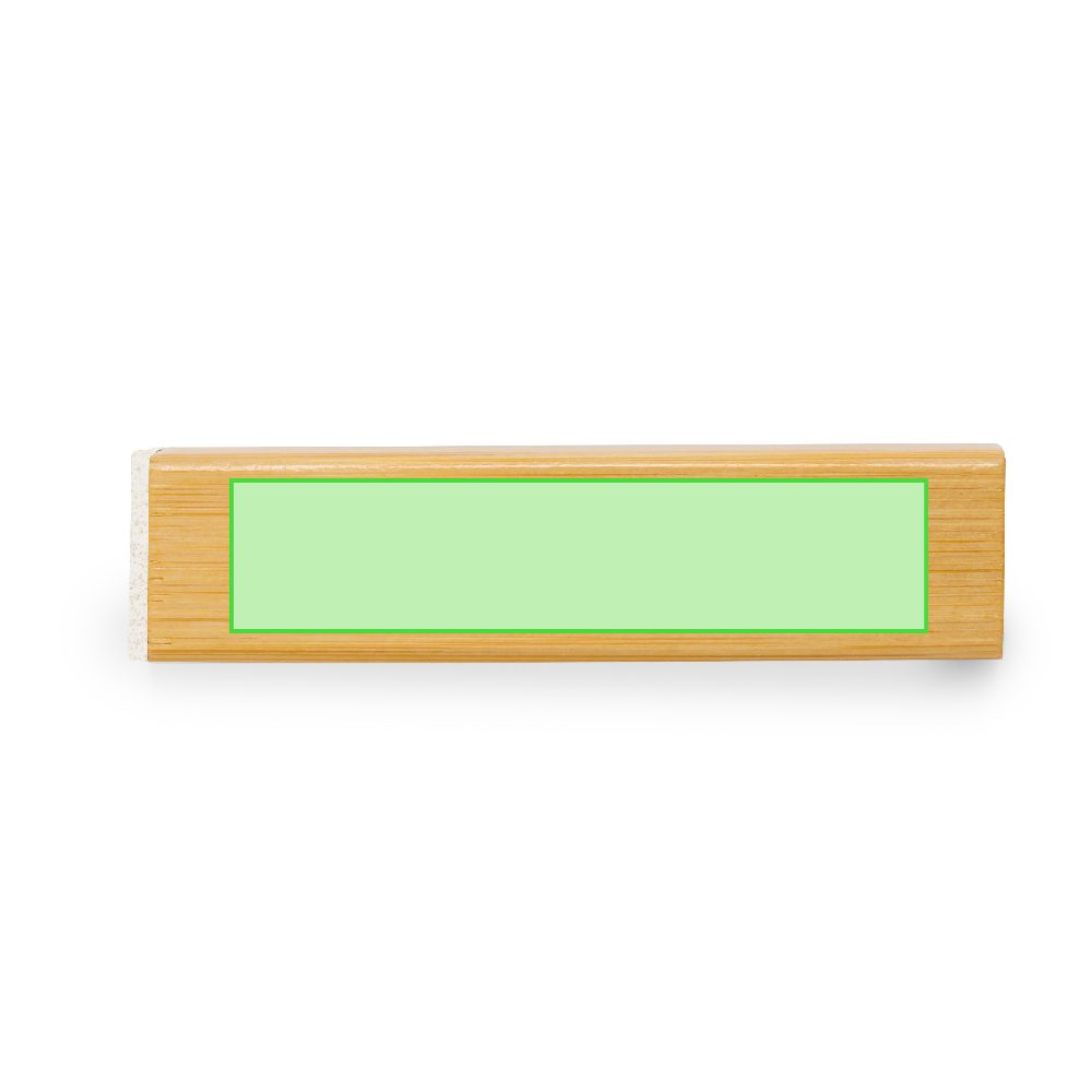 Druckskizze für Powerbank aus Bambus, 2.200 mAh Godimer – Fläche 4