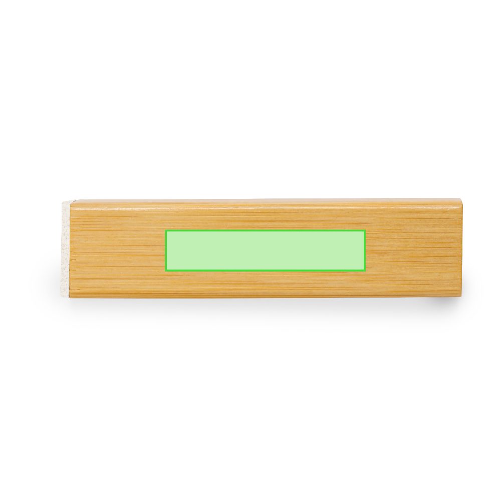 Druckskizze für Powerbank aus Bambus, 2.200 mAh Godimer – Fläche 5