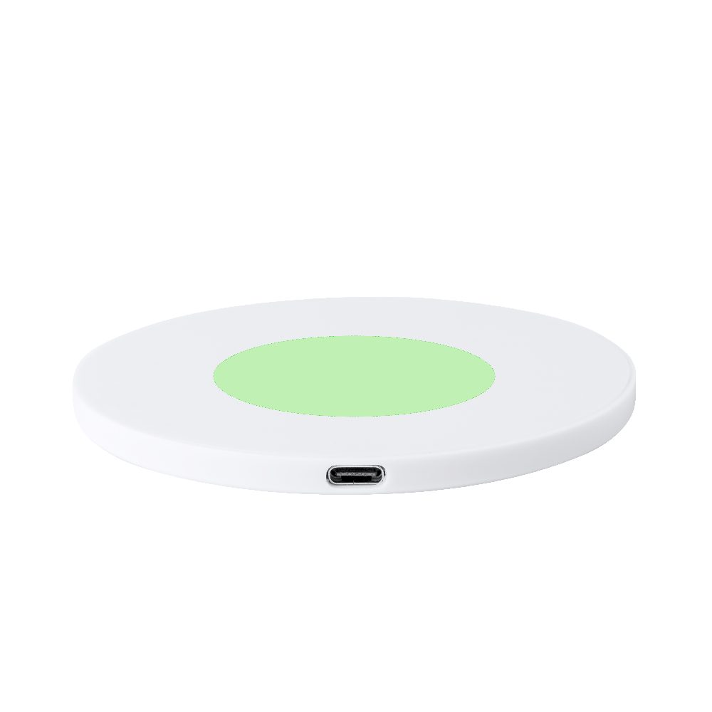 Branding diagram for Recycled ABS wireless charging station, 15 W Kambel RCS – Area 1