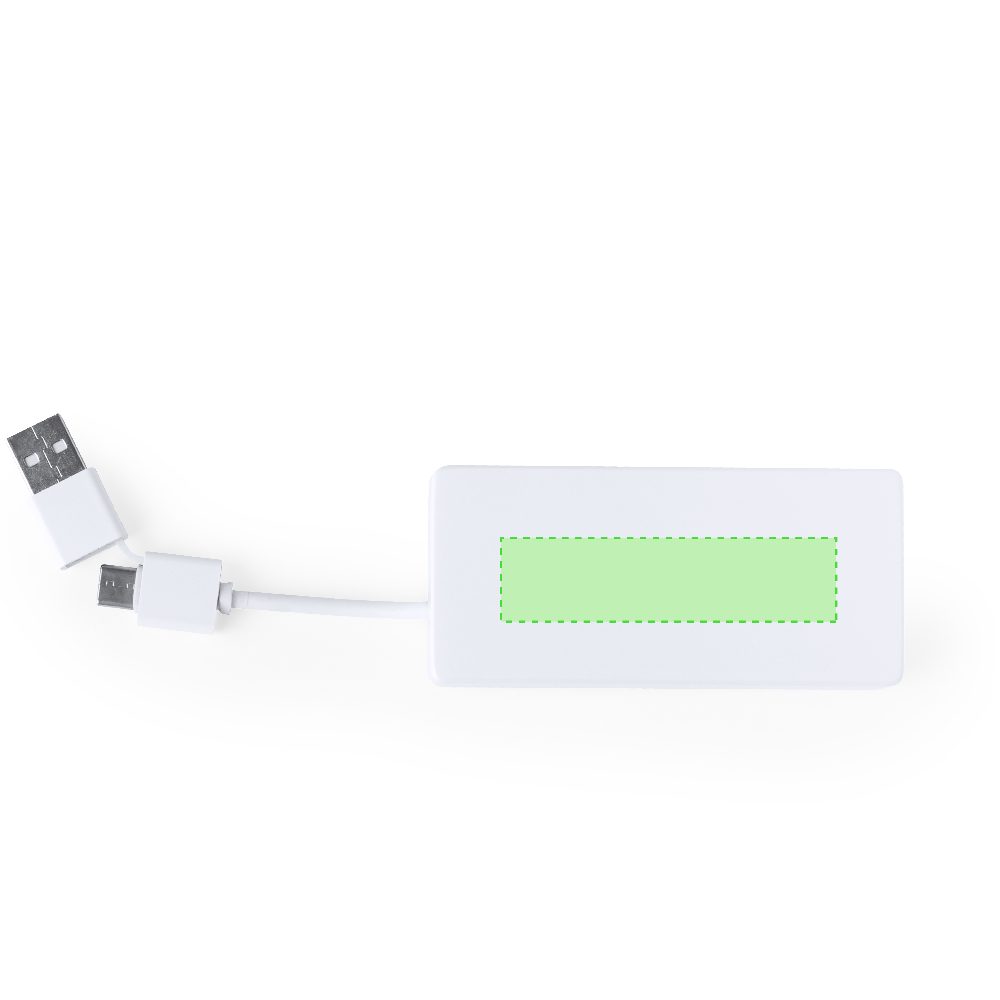 Druckskizze für USB Hub aus recyceltem ABS Nofler RCS – Fläche 3