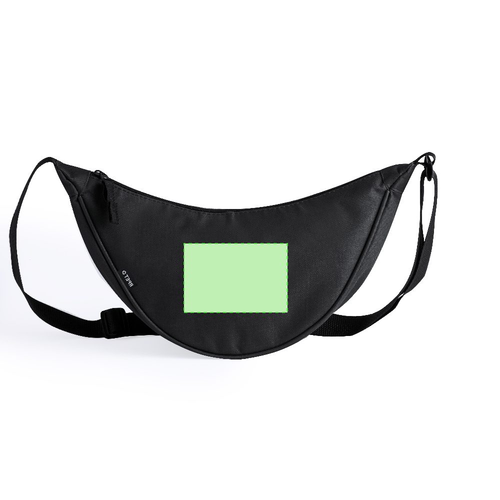 Branding diagram for Belly bag for hanging from RPET Stiva – Area 2