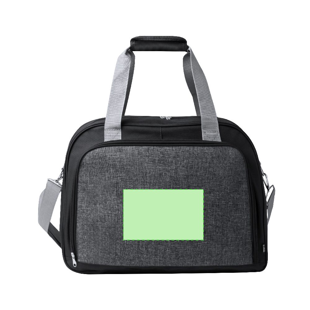 Branding diagram for Shopping bag from RPET Monik – Area 1