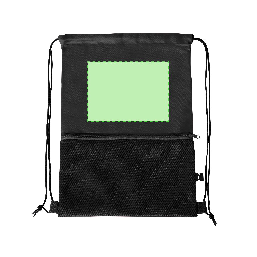 Branding diagram for Backpack from RPET Uznam – Area 1