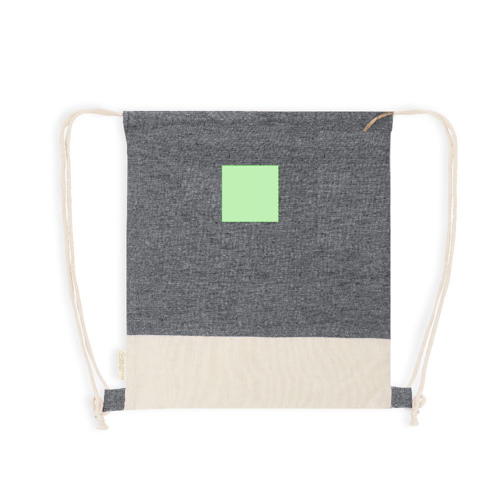 Branding diagram for Backpack of recycled cotton Vexira – Area 4