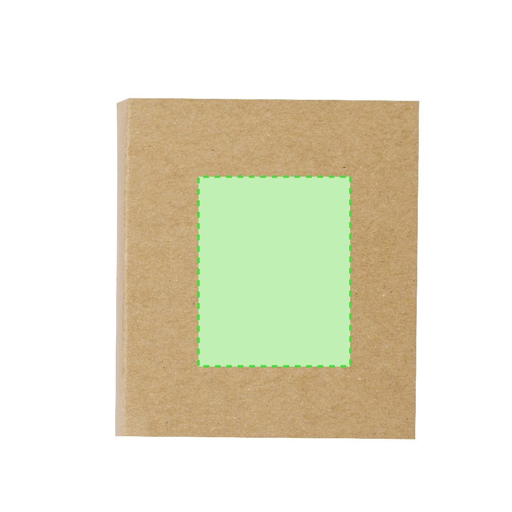 Branding diagram for Recycled cardboard notebook box Kuaid – Area 2