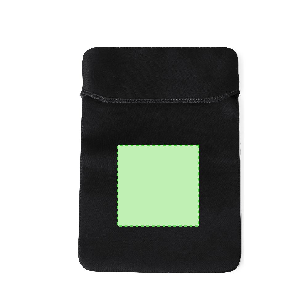 Branding diagram for Tablet bag Garlan – Area 1