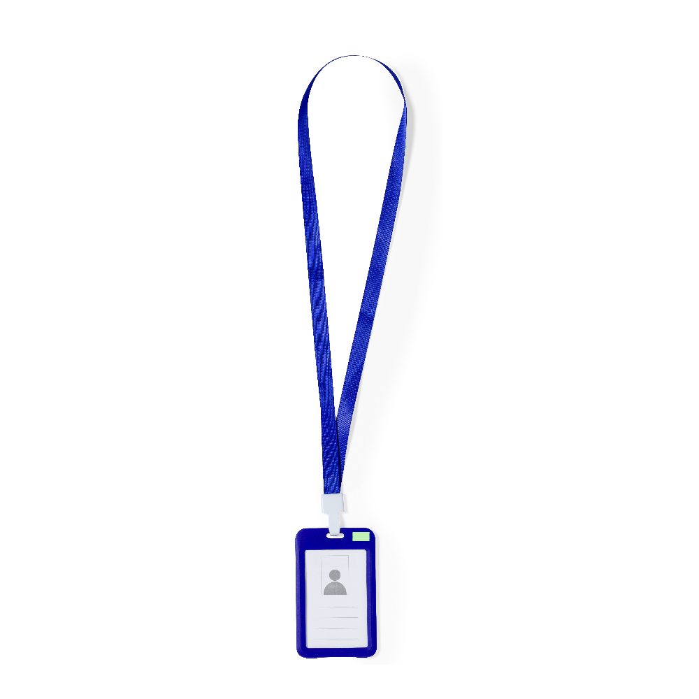 Branding diagram for Lanyard with ID holder Fleck – Area 2
