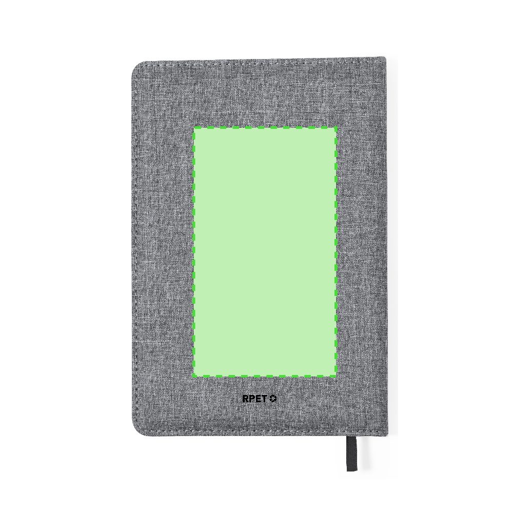 Branding diagram for Notebook from RPET Cesful – Area 2