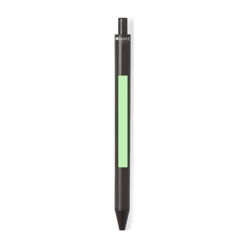 Branding diagram for Coffee fibre spiral notebook, lined Pacam – Area 5