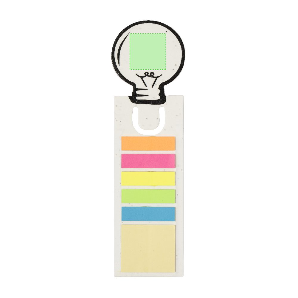 Branding diagram for Plantable bookmark Kich – Area 1