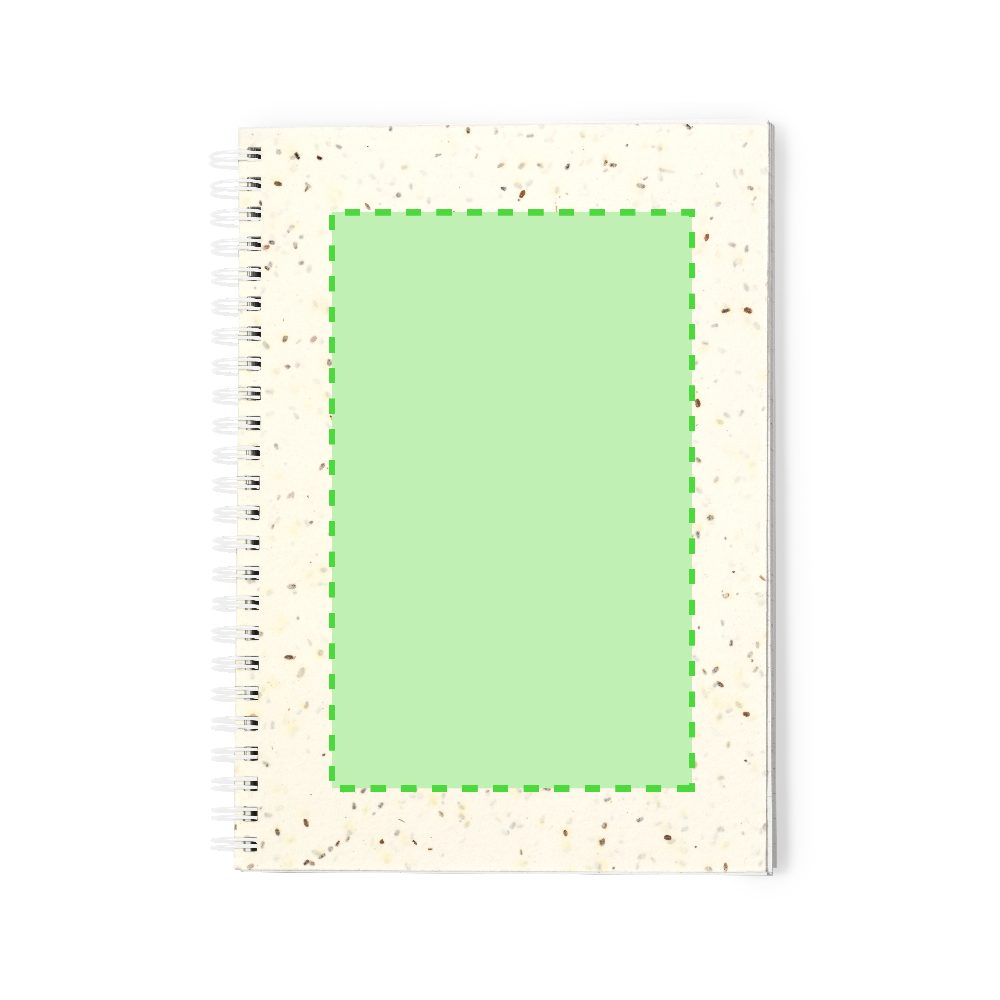Branding diagram for Notebook of seed paper Bitar – Area 1