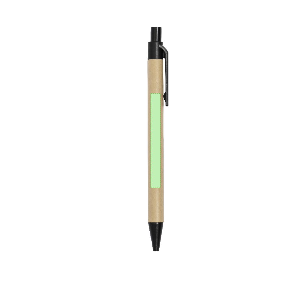 Branding diagram for Cork spiral notebook Gienah – Area 3