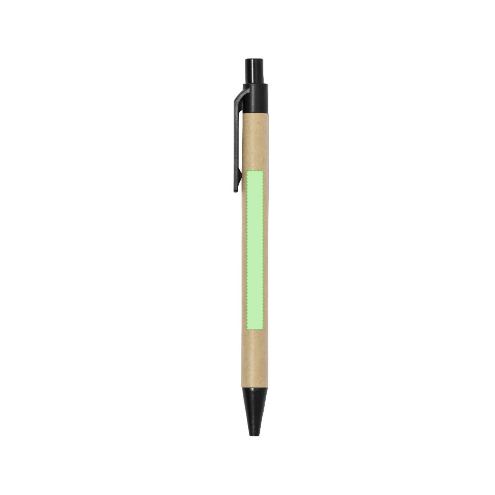 Branding diagram for Recycled cardboard spiral notebook Mecony – Area 2