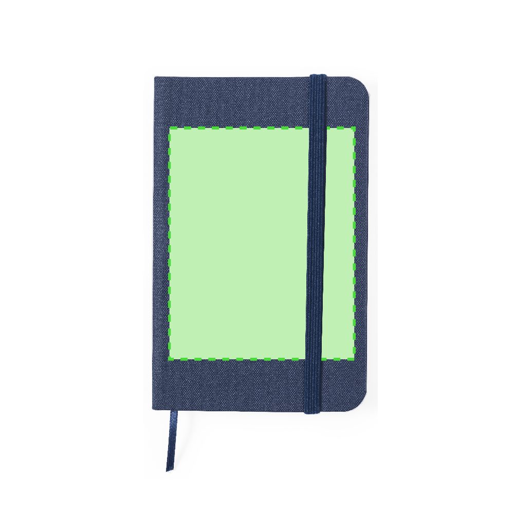 Branding diagram for Notebook from RPET Pushkin – Area 1
