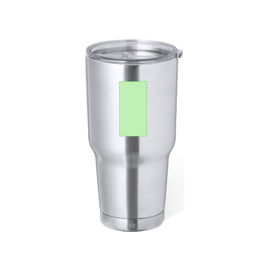Druckskizze für Thermobecher aus recyceltem Edelstahl, 800 ml Atinger – Fläche 2