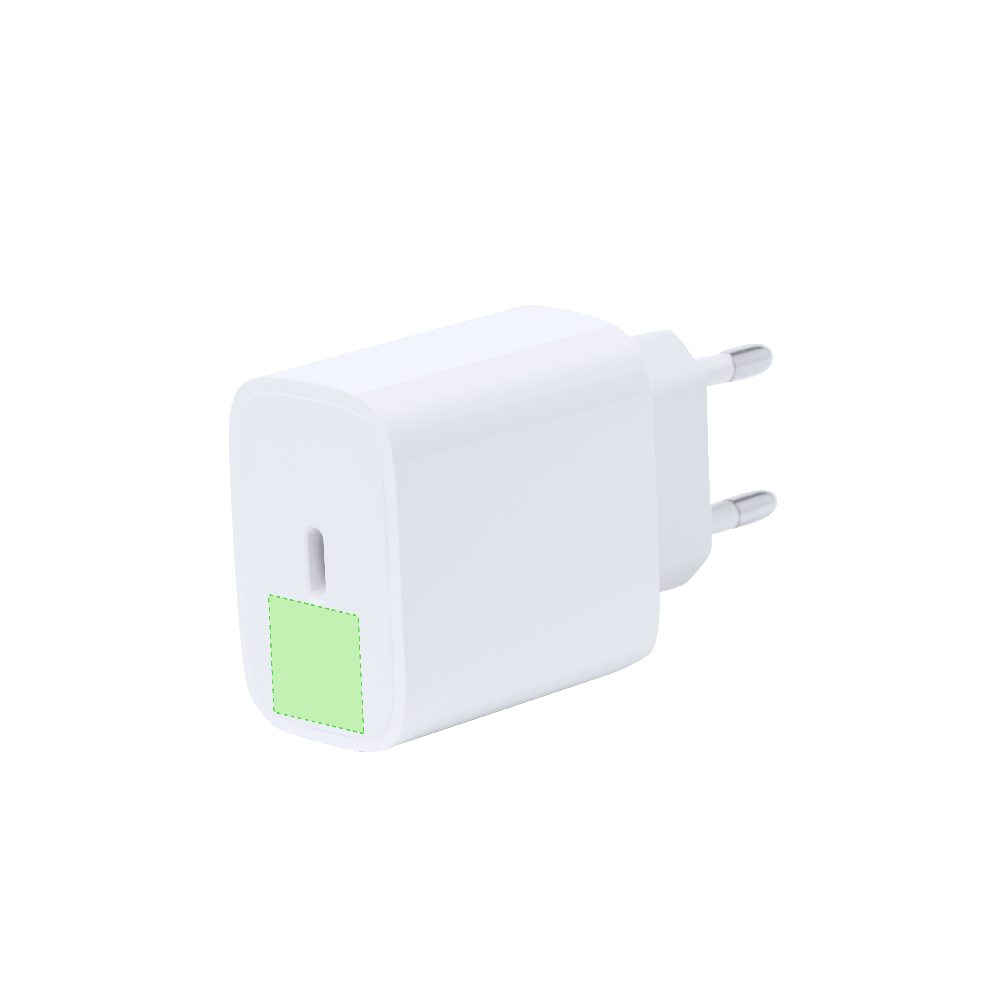 Branding diagram for USB Charger Morelo – Area 2