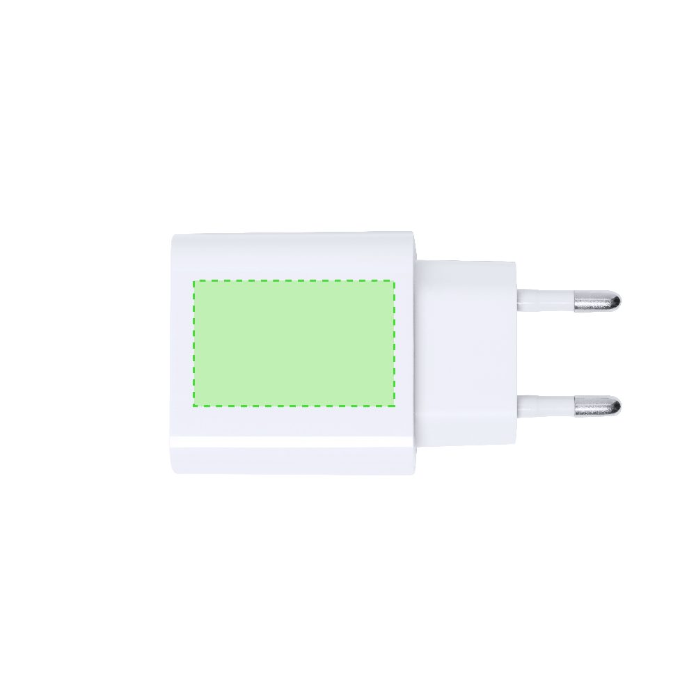 Branding diagram for USB Charger Morelo – Area 3