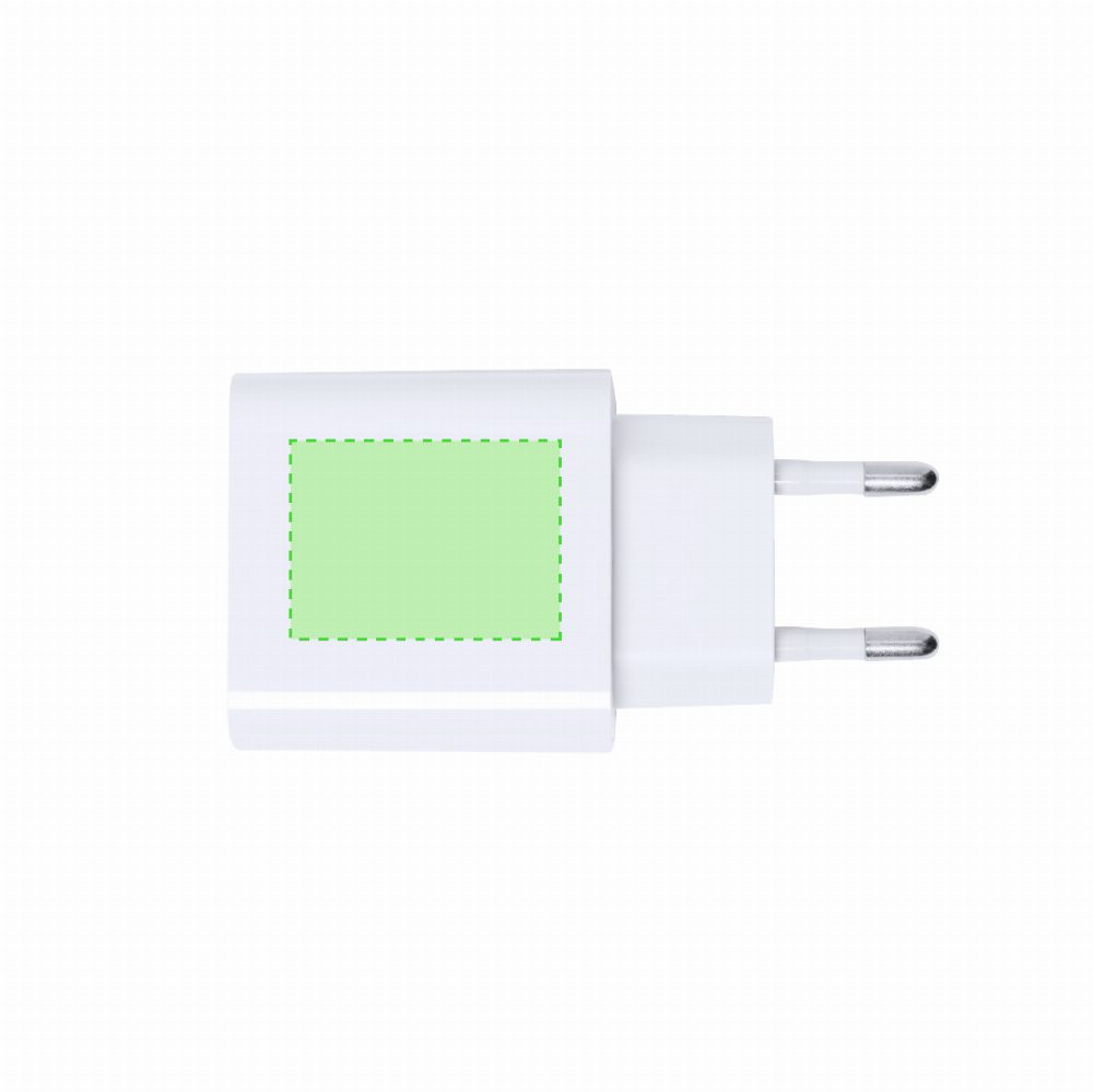 Branding diagram for USB Charger Morelo – Area 4